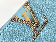 Forubags Louis Vuitton Capucines Nile Snake Skin Blue Mini - M96467 – 21x14x8cm - 2