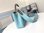 Forubags Louis Vuitton Capucines Nile Snake Skin Blue - M96467 – 27x18x9cm - 5