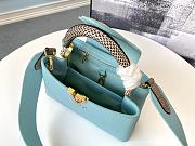 Forubags Louis Vuitton Capucines Nile Snake Skin Blue - M96467 – 27x18x9cm - 3