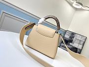 Forubags Louis Vuitton Capucines Nile Snake Skin Beige Mini - M96467 – 21x14x8cm - 3