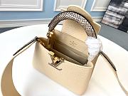 Forubags Louis Vuitton Capucines Nile Snake Skin Beige Mini - M96467 – 21x14x8cm - 4