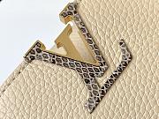 Forubags Louis Vuitton Capucines Nile Snake Skin Beige Mini - M96467 – 21x14x8cm - 6
