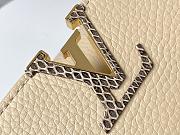 Forubags Louis Vuitton Capucines Nile Snake Skin Beige - M96467 – 27x18x9cm - 6