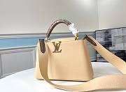 Forubags Louis Vuitton Capucines Nile Snake Skin Beige - M96467 – 27x18x9cm - 1