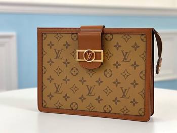 Forubags Louis Vuitton Pochette Dauphine Monogram Reverse Canvas Yellow Flower - M69184 – 27.0 x 20.5 x 7.0 cm