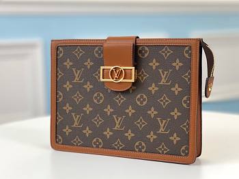 Forubags Louis Vuitton Pochette Dauphine Monogram Reverse Canvas Old Flower - M69184 – 27.0 x 20.5 x 7.0 cm