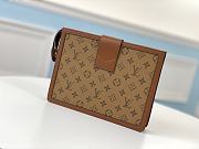 Forubags Louis Vuitton Pochette Dauphine Monogram Reverse Canvas Old Flower - M69184 – 27.0 x 20.5 x 7.0 cm - 4