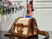 Forubags Louis Vuitton Dauphine MM Epi Leather Apricot - M55964 – 20 x 15 x 9 cm - 5