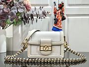 Forubags Louis Vuitton Dauphine MM Epi Leather White - M55964 – 20 x 15 x 9 cm - 1