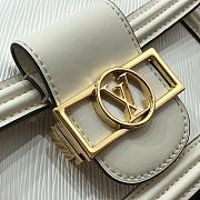 Forubags Louis Vuitton Dauphine MM Epi Leather White - M55964 – 20 x 15 x 9 cm - 3