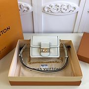 Forubags Louis Vuitton Mini Dauphine Calfskin Leather Bleu White - M55836 – 20 x 15 x 9 cm - 1