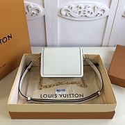 Forubags Louis Vuitton Mini Dauphine Calfskin Leather Bleu White - M55836 – 20 x 15 x 9 cm - 2