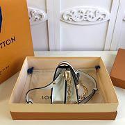 Forubags Louis Vuitton Mini Dauphine Calfskin Leather Bleu White - M55836 – 20 x 15 x 9 cm - 3
