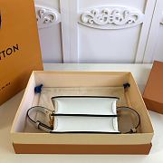 Forubags Louis Vuitton Mini Dauphine Calfskin Leather Bleu White - M55836 – 20 x 15 x 9 cm - 4