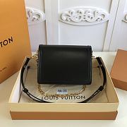 Forubags Louis Vuitton Mini Dauphine MM Calfskin Leather Black - M55821 – 25 x 17 x 10.5 cm - 6