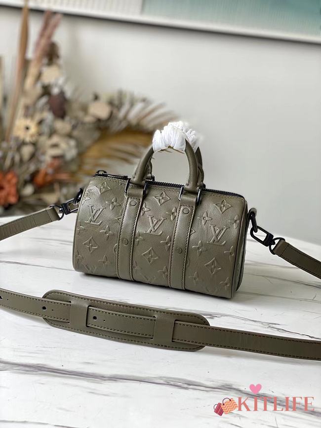 Forubags Louis Vuitton Keepall XS Monogram Khaki  – M57961 – 21 x 12 x 9 cm - 1