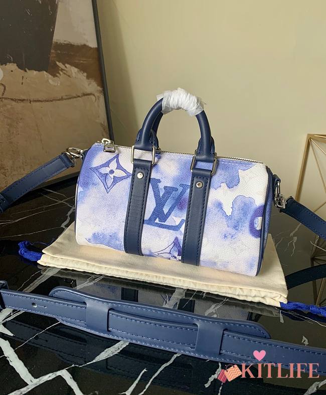 Forubags Louis Vuitton Keepall XS Monogram Watercolor Blue – M45761  – 21 x 12 x 9 cm - 1
