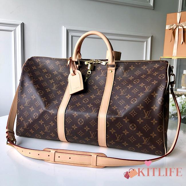 Forubags Louis Vuitton Keepall Bandoulière 55 Monogram – M41414  – 55 x 31 x 24 cm - 1