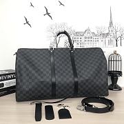 Forubags Louis Vuitton Keepall Bandoulière 55 Damier – N41414  – 55 x 31 x 24cm - 1