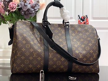 Forubags Louis Vuitton Keepall Bandoulière Monogram Macassar – M56711  – 45 x 27 x 20cm