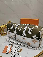 Forubags Louis Vuitton Keepall Bandoulière 50 Khaki Green / Beige – M44590  – 50 x 29 x 23 cm - 5