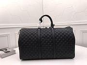 Forubags Louis Vuitton Keepall 50 Travel Bag Full Leather Black – M41416  – 50 x 29 x 22 cm - 6