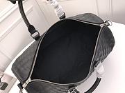 Forubags Louis Vuitton Keepall 50 Travel Bag Full Leather Black – M41416  – 50 x 29 x 22 cm - 4