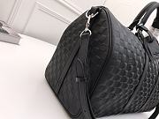 Forubags Louis Vuitton Keepall 50 Travel Bag Full Leather Black – M41416  – 50 x 29 x 22 cm - 2