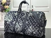 Forubags Louis Vuitton Keepall Bandoulière 50 Travel Monogram Tapestry Bag – M57285 – 50 x 29 x 23 cm - 5