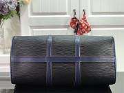 Forubags Louis Vuitton Keepall 45 Travel Navy Grain Epi Leather Bag – M51462 – 45.0 x 27.0 x 20.0 cm - 3