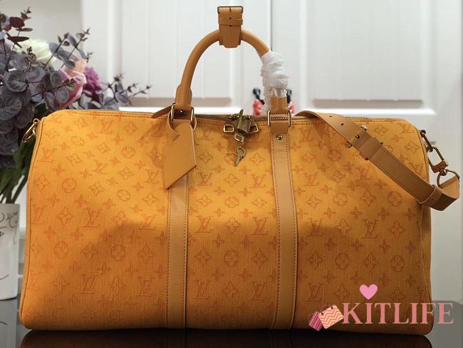 Forubags Louis Vuitton Keepall 50 Travel Yellow Bag – M44645 – 50x29x23 cm - 1