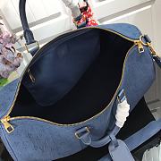 Forubags Louis Vuitton Keepall 50 Travel Blue Bag – M44645 – 50x29x23 cm - 3