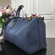 Forubags Louis Vuitton Keepall 50 Travel Blue Bag – M44645 – 50x29x23 cm - 6