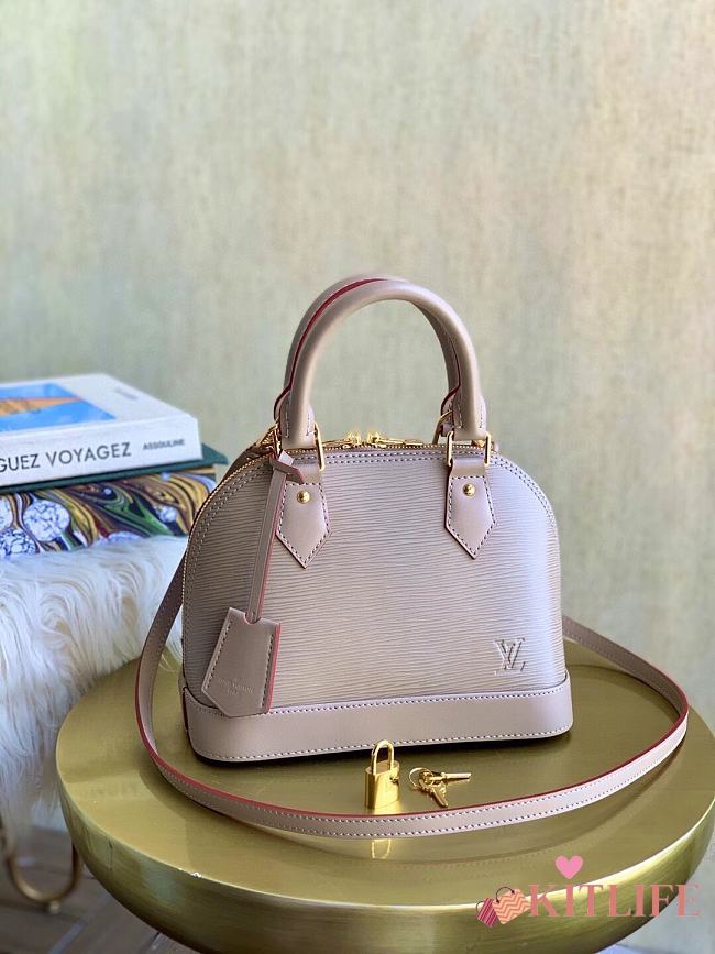 Forubags Louis Vuitton Alma BB Epi Leather Pink Bag – M57028 – 23.5x17.5x11.5cm - 1