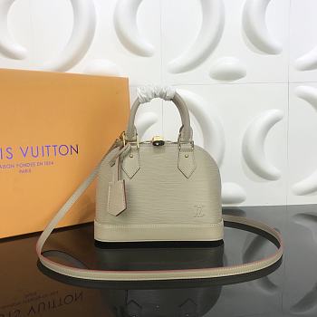 Forubags Louis Vuitton Alma BB Epi Leather Elephant Grey Bag – 23.5x17.5x11.5cm