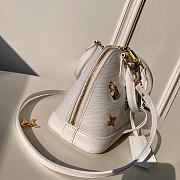 Forubags Louis Vuitton Alma BB Epi Leather White Bag – M52885- 25x17.5x11.5cm - 3