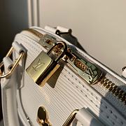 Forubags Louis Vuitton Alma BB Epi Leather White Bag – M52885- 25x17.5x11.5cm - 4
