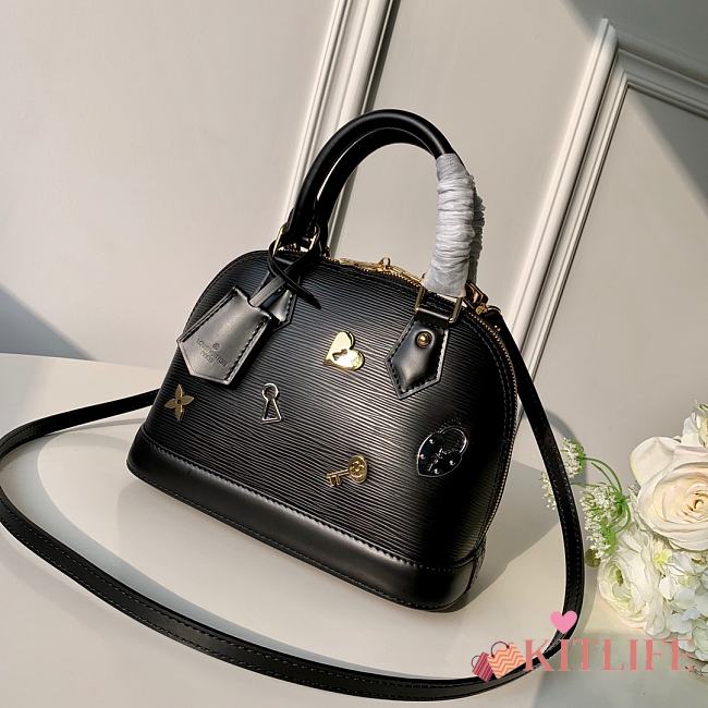 Forubags Louis Vuitton Alma BB Epi Leather Black Bag – M52884- 25x17.5x11.5cm - 1