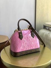 Forubags Louis Vuitton Alma BB Monogram Vernis Leather Pink Bag – M90583 - 23.5 x 17.5 x 11.5 cm - 2