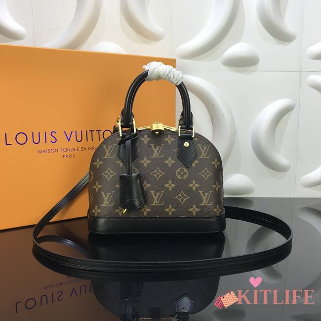 Forubags Louis Vuitton Alma BB in 1993 Monogram Canvas Bag – M53152 - 23.5 x 17.5 x 11.5 cm - 1