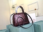 Forubags Louis Vuitton Alma BB Monogram Vernis Leather Amarante Red – M91678 - 25 x 19 x 11 cm - 1