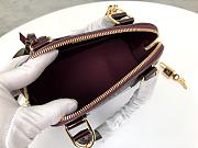 Forubags Louis Vuitton Alma BB Monogram Vernis Leather Amarante Red – M91678 - 25 x 19 x 11 cm - 3