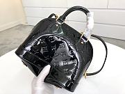 Forubags Louis Vuitton Alma BB Monogram Vernis Leather Black – M50418 - 25 x 19 x 11 cm - 4