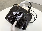 Forubags Louis Vuitton Alma BB Monogram Vernis Leather Dark Coffee – M91606 - 25 x 19 x 11 cm - 5
