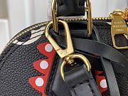Forubags Louis Vuitton Crafty Alma PM Mini Black – M44829 - 28 x 18 x 12 cm - 5