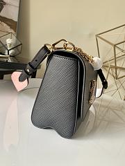 Forubags Louis Vuitton Twist Woven Buckle Medium Black – M57666 - 23 x 17 x 9.5 cm - 6