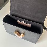 Forubags Louis Vuitton Twist Woven Buckle Medium Black – M57666 - 23 x 17 x 9.5 cm - 3