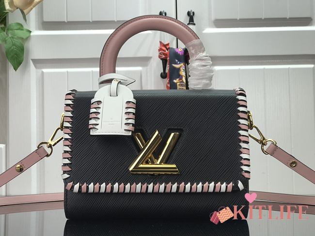 Forubags Louis Vuitton Twist Woven Epi Leather Medium Black – M50280- 23 x 17 x 9.5 cm - 1