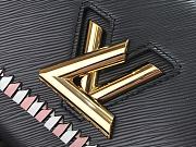 Forubags Louis Vuitton Twist Woven Epi Leather Medium Black – M50280- 23 x 17 x 9.5 cm - 2