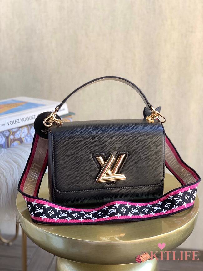 Forubags Louis Vuitton Twist Epi Leather Black – M57050 - 23x 17x 9.5cm - 1